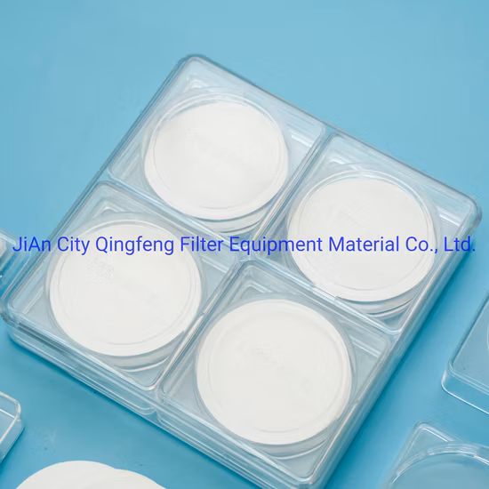 Lab 293mm 0.45um 0.22um Pes hidrófilo/ Mce PP/PVDF/filtro de membrana de discos de PTFE para filtración de líquidos